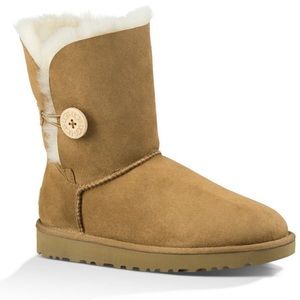 Bailey Suede Button Uggs Beige